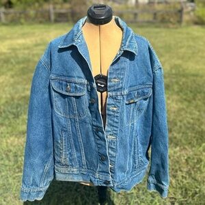 1970’s Lee Riders denim Jean jacket. Truckers jacket. PATD 153438. Vintage denim